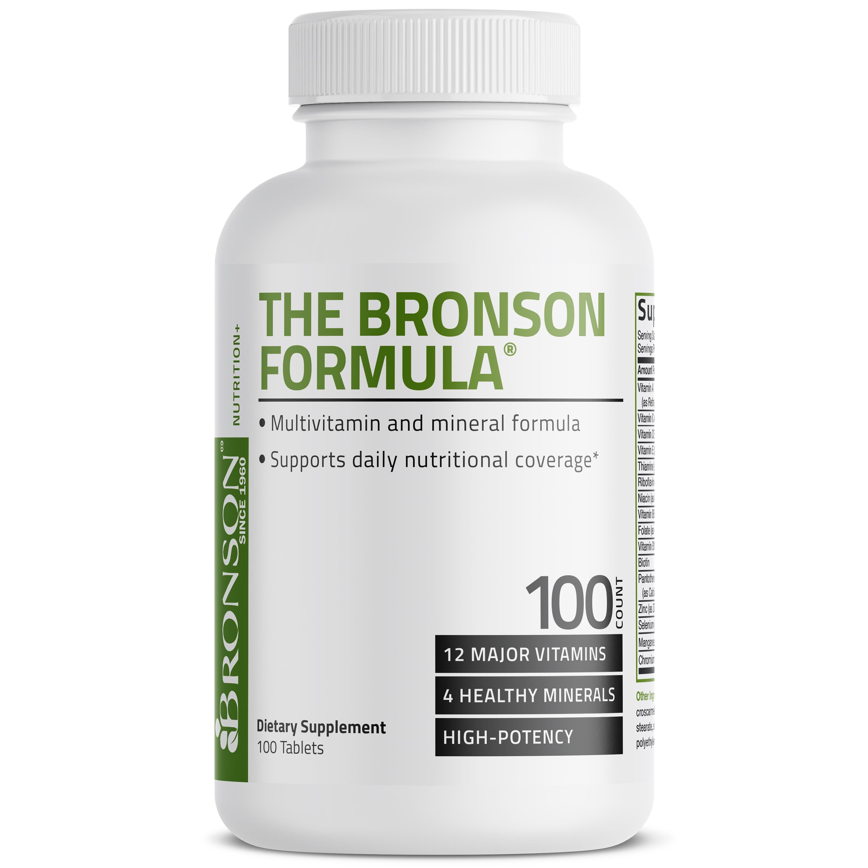 The Bronson Formula Once Daily Multivitamin