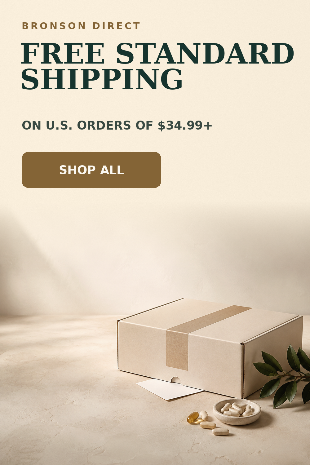 Free US shipping on all orders over $34.99!