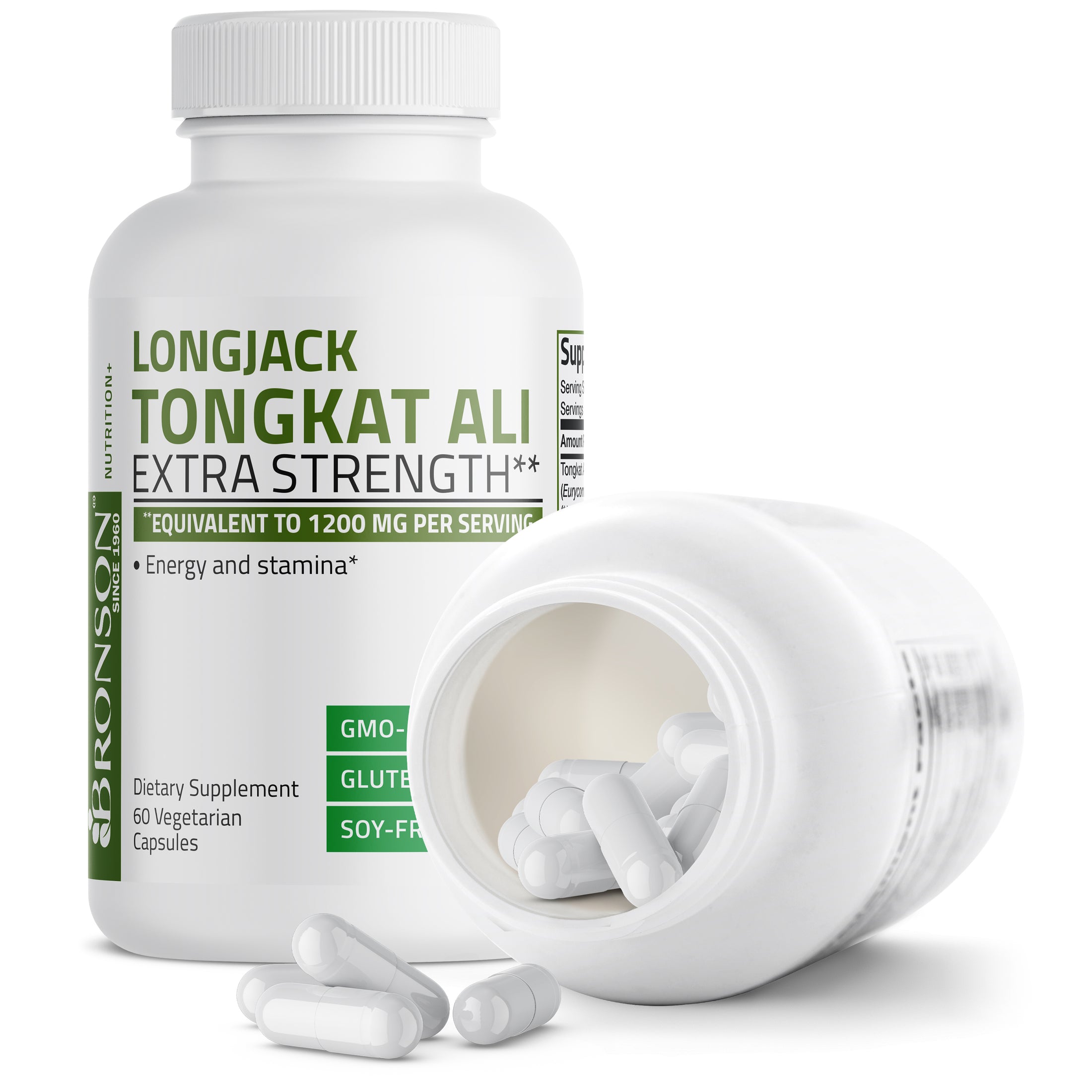 Longjack Tongkat Ali 1200mg 120 Vegetarian Tablets Herbs & Herbals