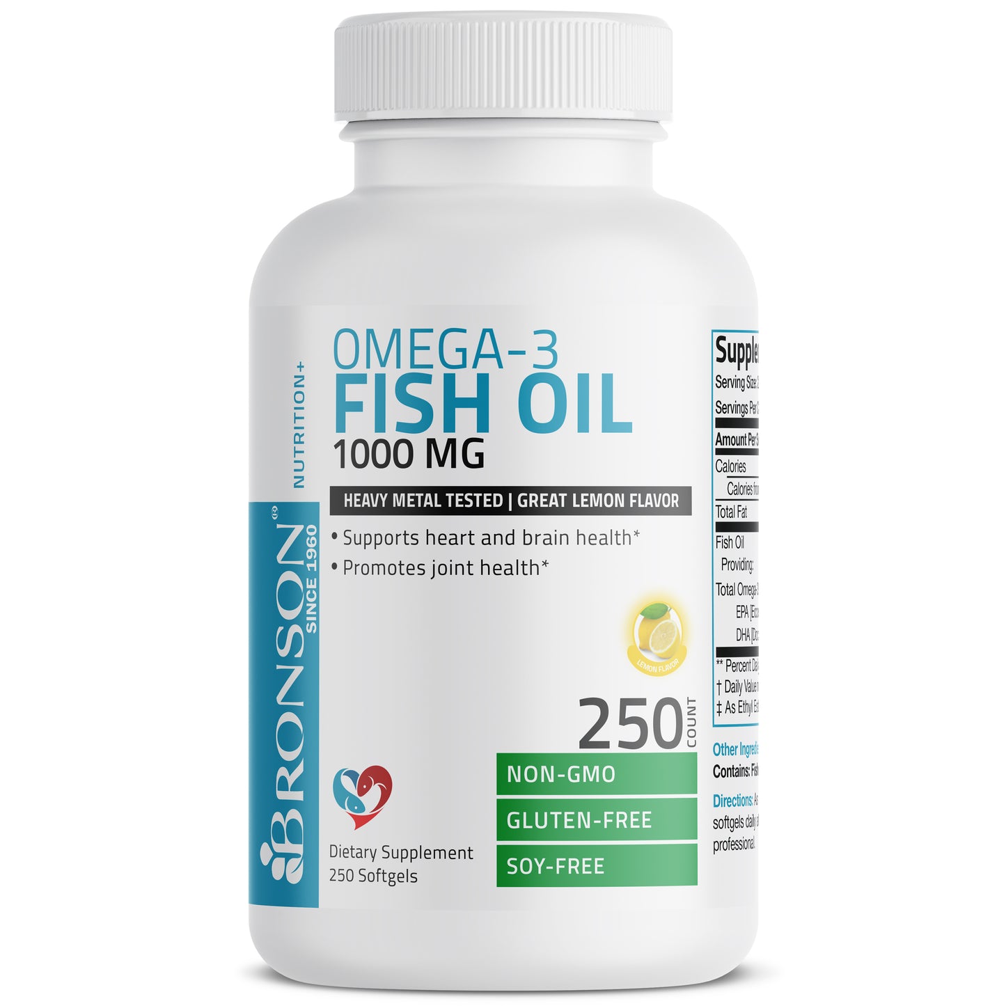 Omega-3 Fish Oil  EPA & DHA - 1,000 mg - 250 Softgels