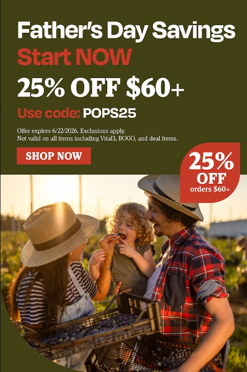 Father's Day Savings. Start NOW. 25% OFF $60+. Use code: POPS25.