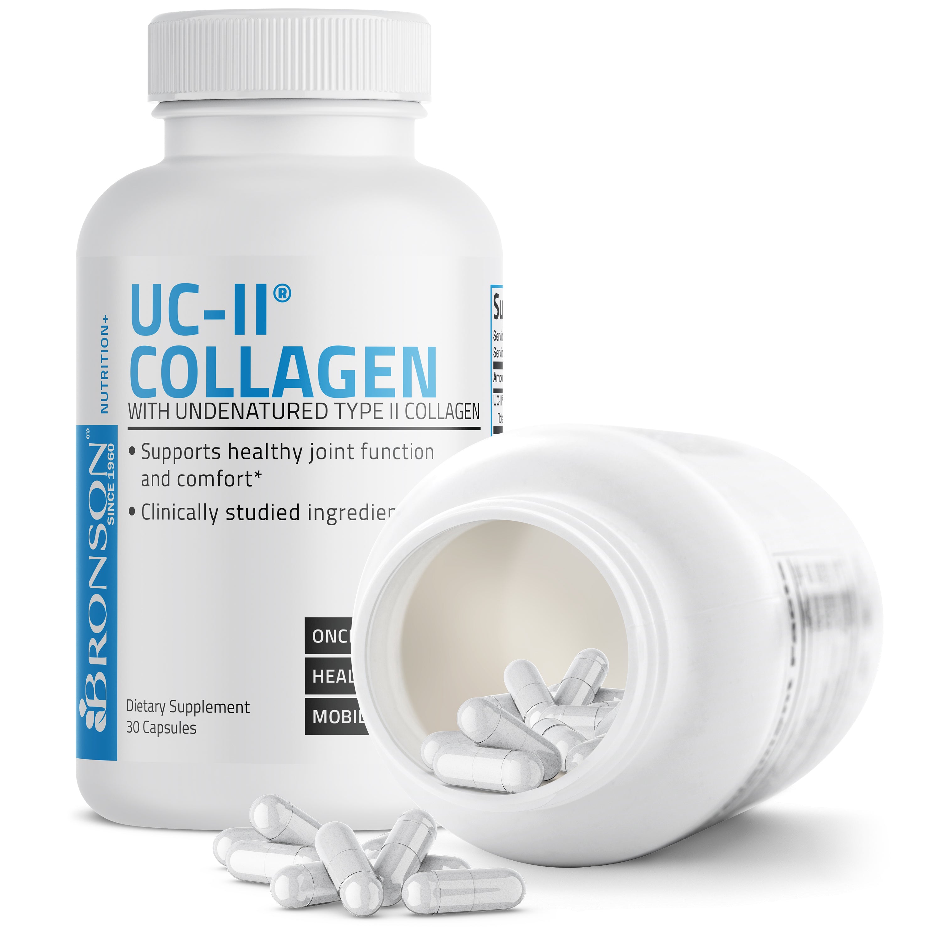 UC-II® Collagen with Undenatured Type II Collagen - 30 Capsules view 4 of 6