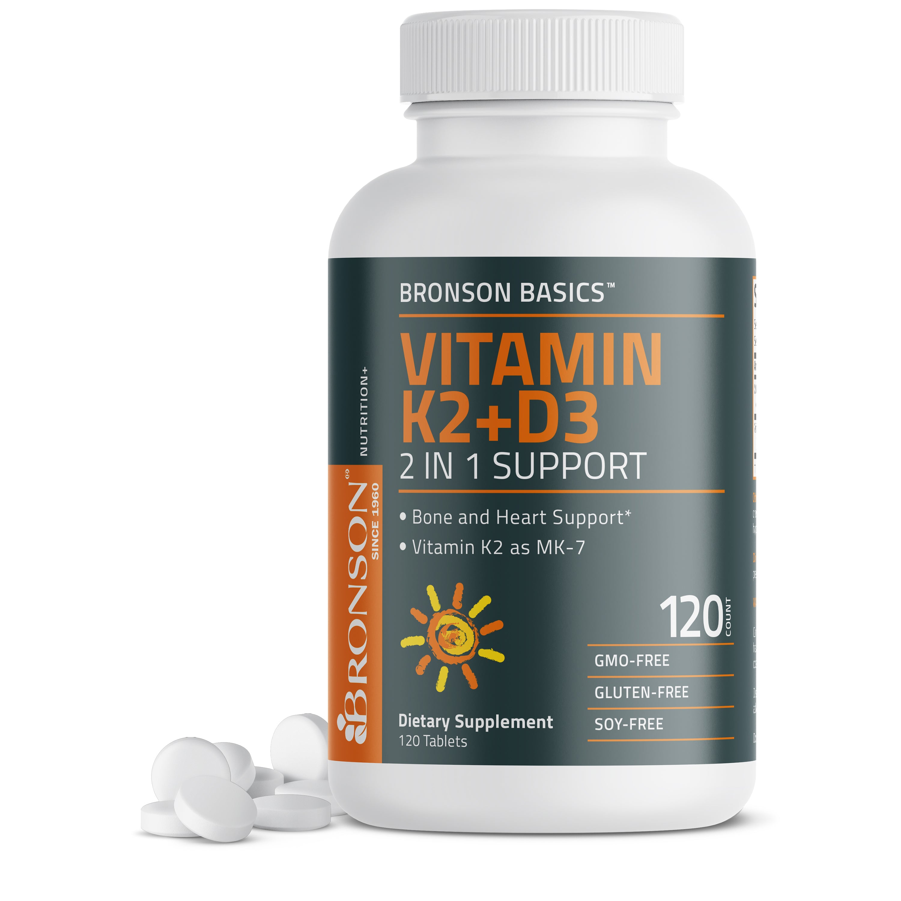 Vitamin K2 Plus D3 (MK7) view 1 of 6