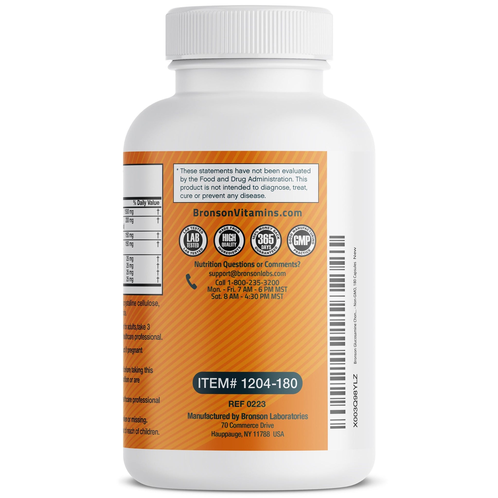 Glucosamine Chondroitin Turmeric & MSM bronsonlabs