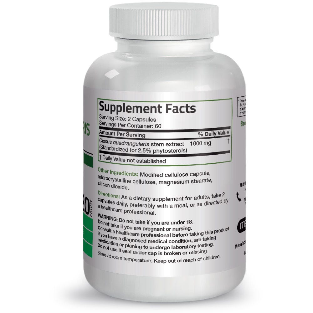 Quadrangularis Cissus Quadrangularis Extract | Herbs & Herbal Supplements | Bronson ...
