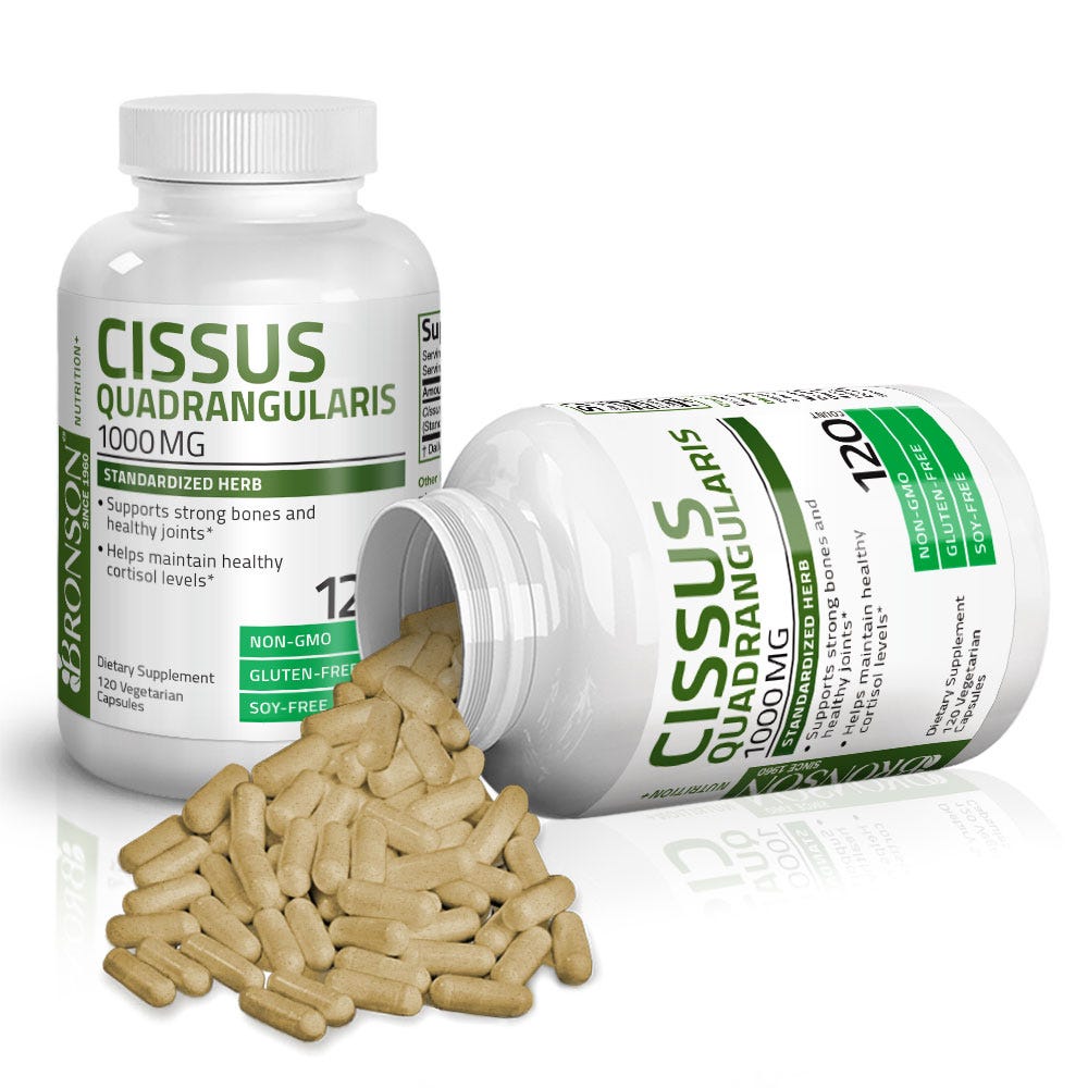 Cissus Quadrangularis Extract - 1,000 mg - 120 Vegetarian Capsules view 3 of 6