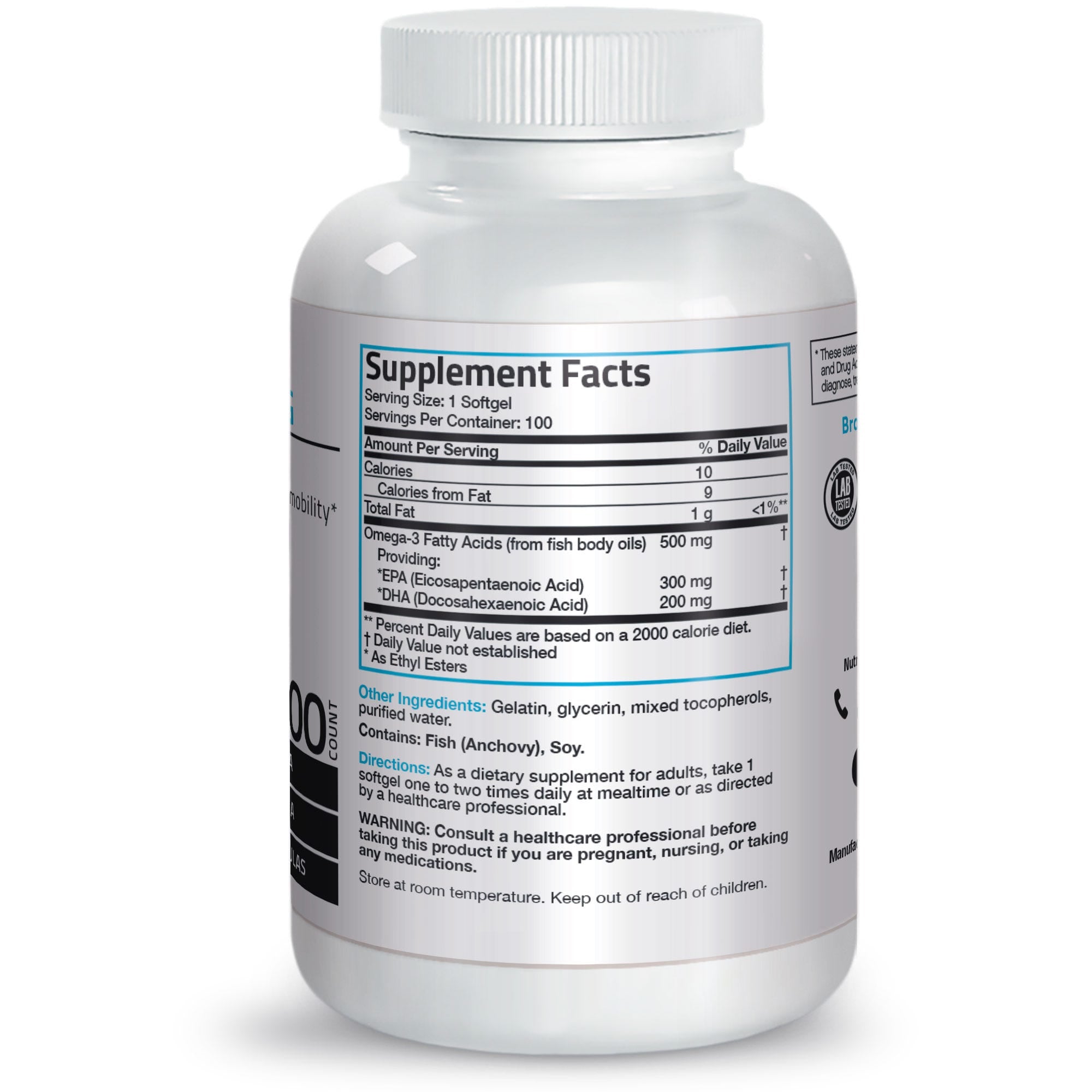 Super Omega-3 EPA DHA Fatty Acids - 500 mg view 2 of 4