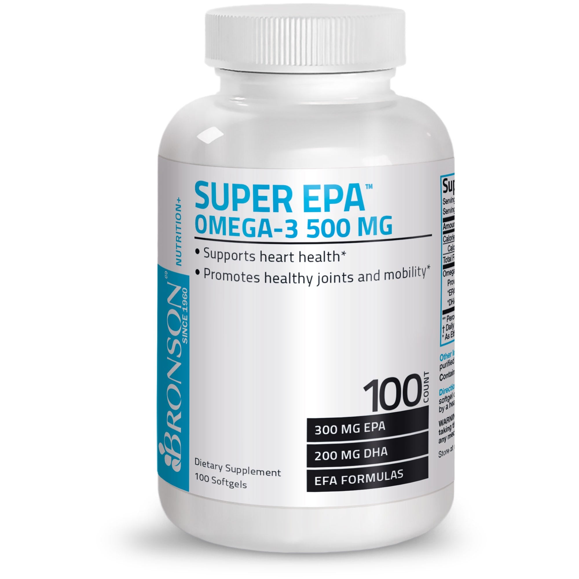 Super Omega-3 EPA DHA Fatty Acids - 500 mg