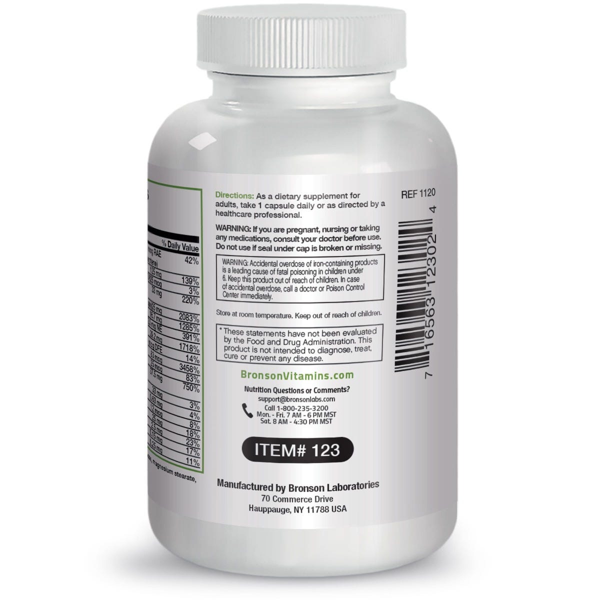 One Daily Multivitamin and Mineral (Formerly GTC Formula #2) - 180 Capsules view 3 of 4