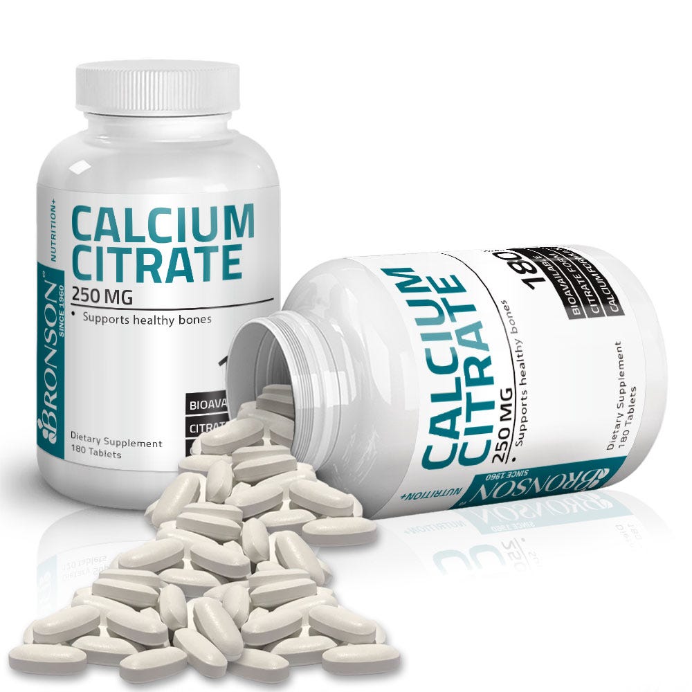 Calcium Citrate - 250 mg - 180 Tablets view 3 of 6