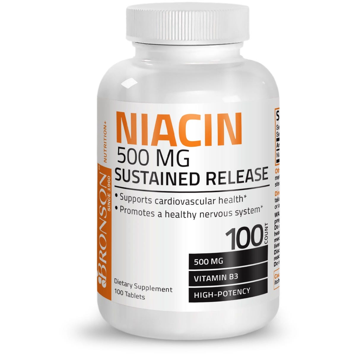 Niacin Vitamin B3 Sustained Release - 500 mg