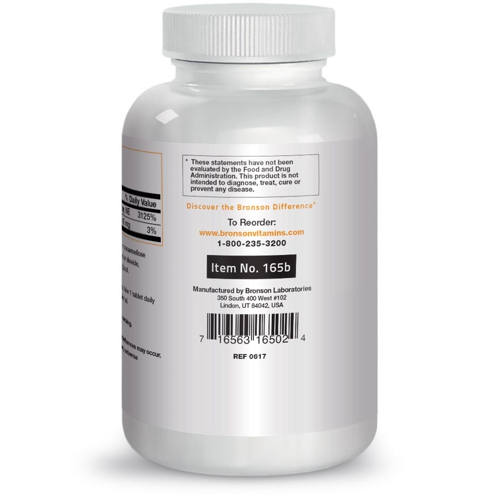 Niacin Vitamin B3 - 500 mg - 250 Tablets view 3 of 4