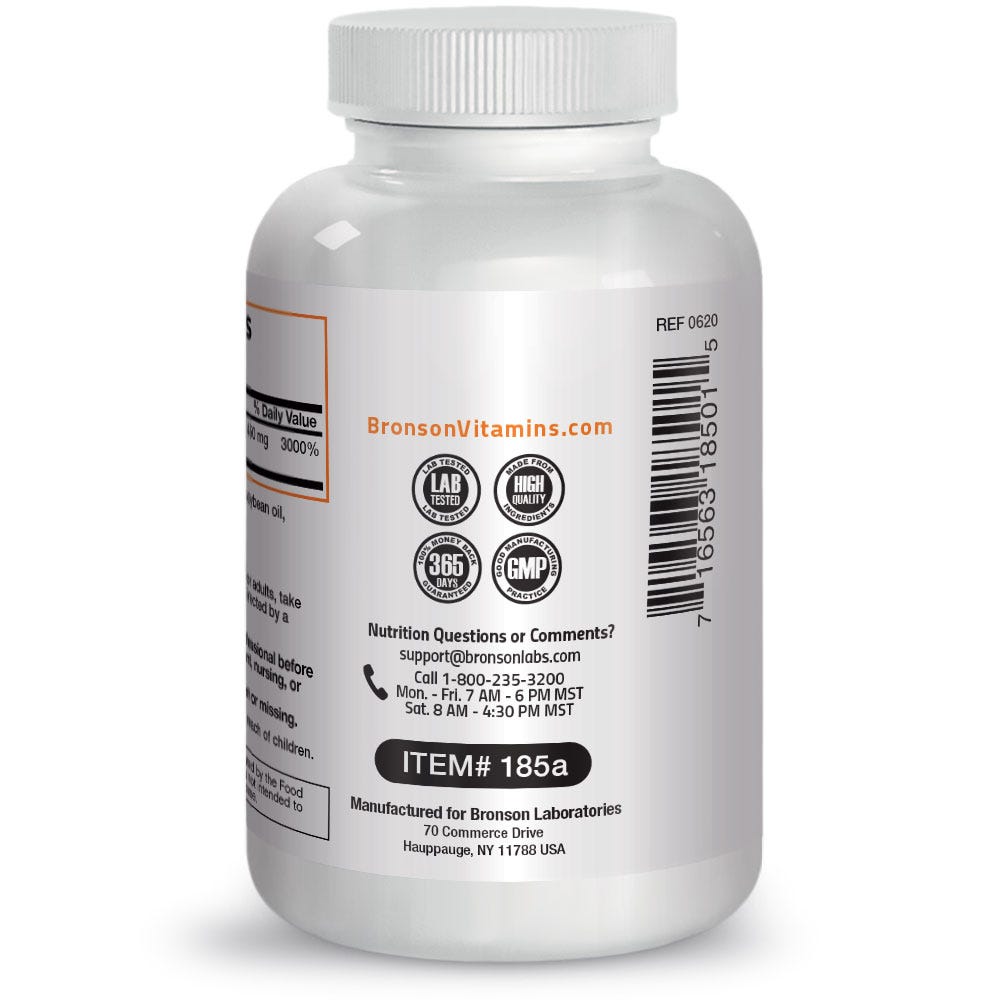 Vitamin E Non-GMO High Potency - 1,000 IU - 100 Softgels view 5 of 6