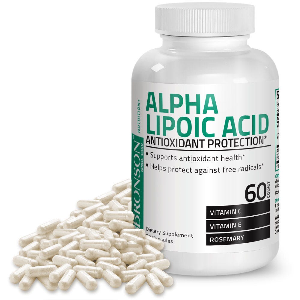 Alpha Lipoic Acid (ALA) With Vitamin C & E - 100 mg