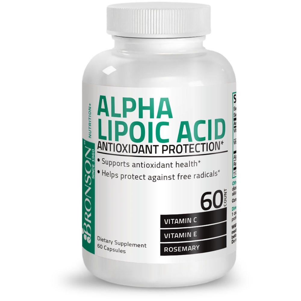 Alpha Lipoic Acid (ALA) With Vitamin C & E - 100 mg view 3 of 6