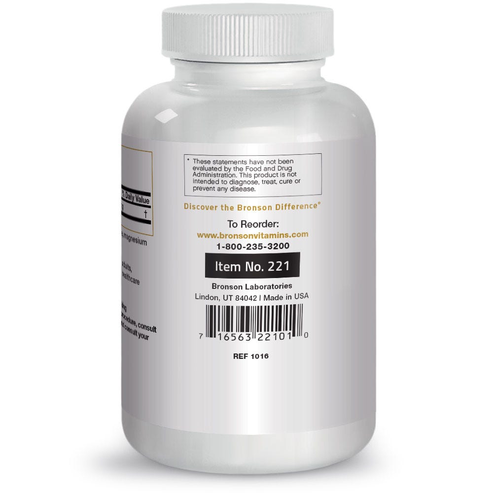 L-Arginine - 500 mg - 100 Capsules view 3 of 4