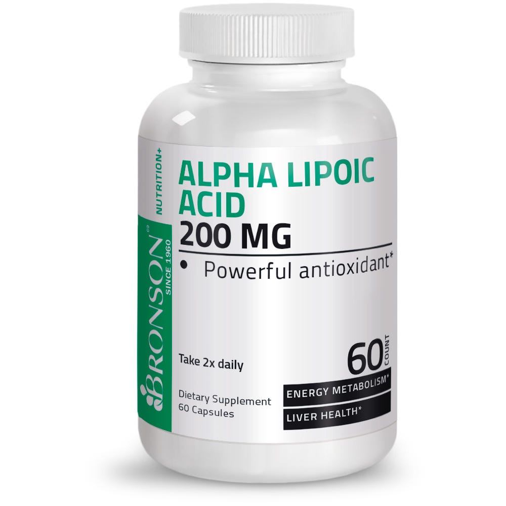 Alpha Lipoic Acid (ALA) - 200 mg view 1 of 6
