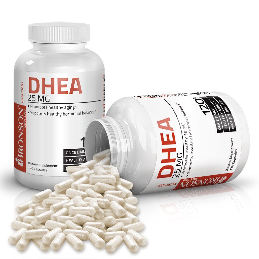 DHEA - 25 mg - 120 Capsules | Vitamins & Supplements | Bronson Vitamins ...