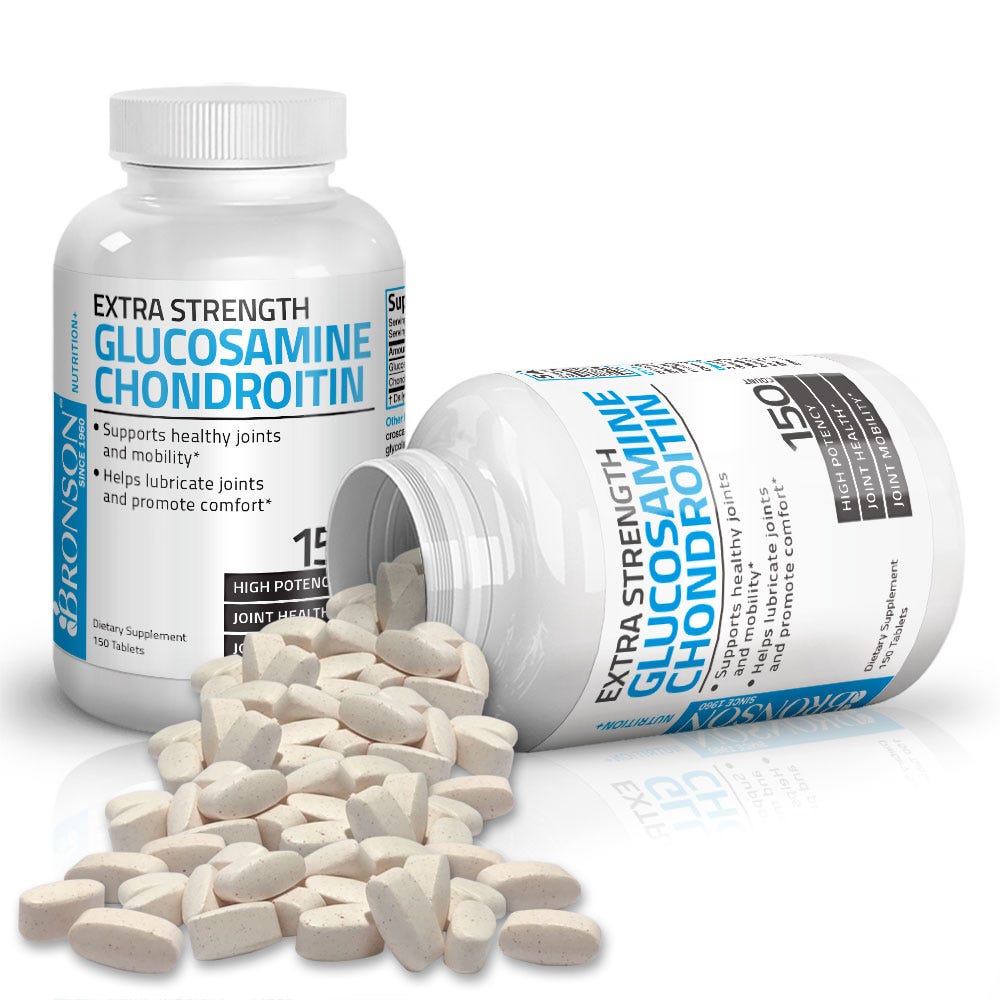 Glucosamine and Chondroitin Extra Strength and High Potency - 150 Tablets view 3 of 6