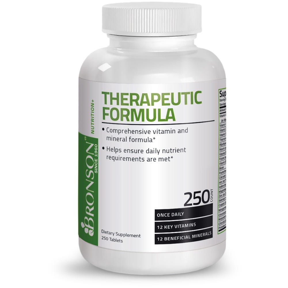 Therapeutic Formula Once Daily Multivitamin - 250 Tablets view 3 of 6