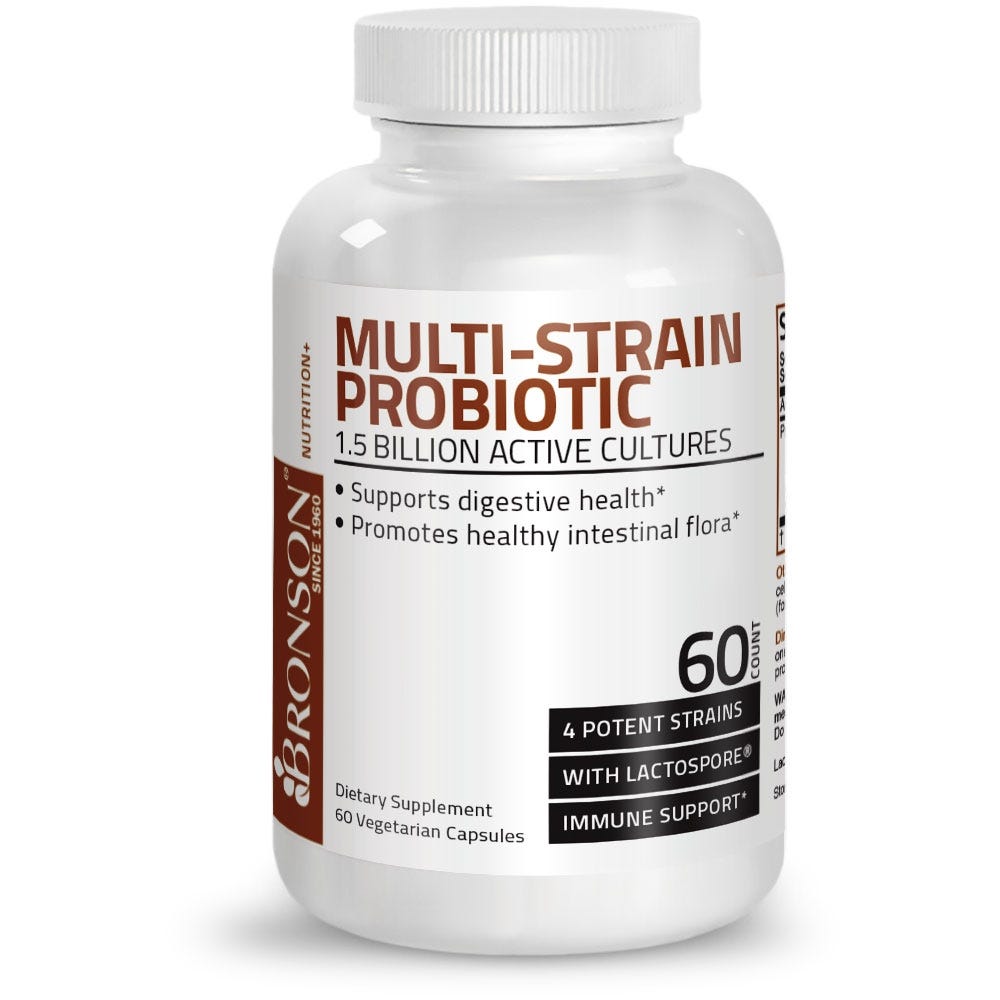 Multi-Strain Probiotic - 1.5 Billion CFU - 60 Vegetarian Capsules view 3 of 6
