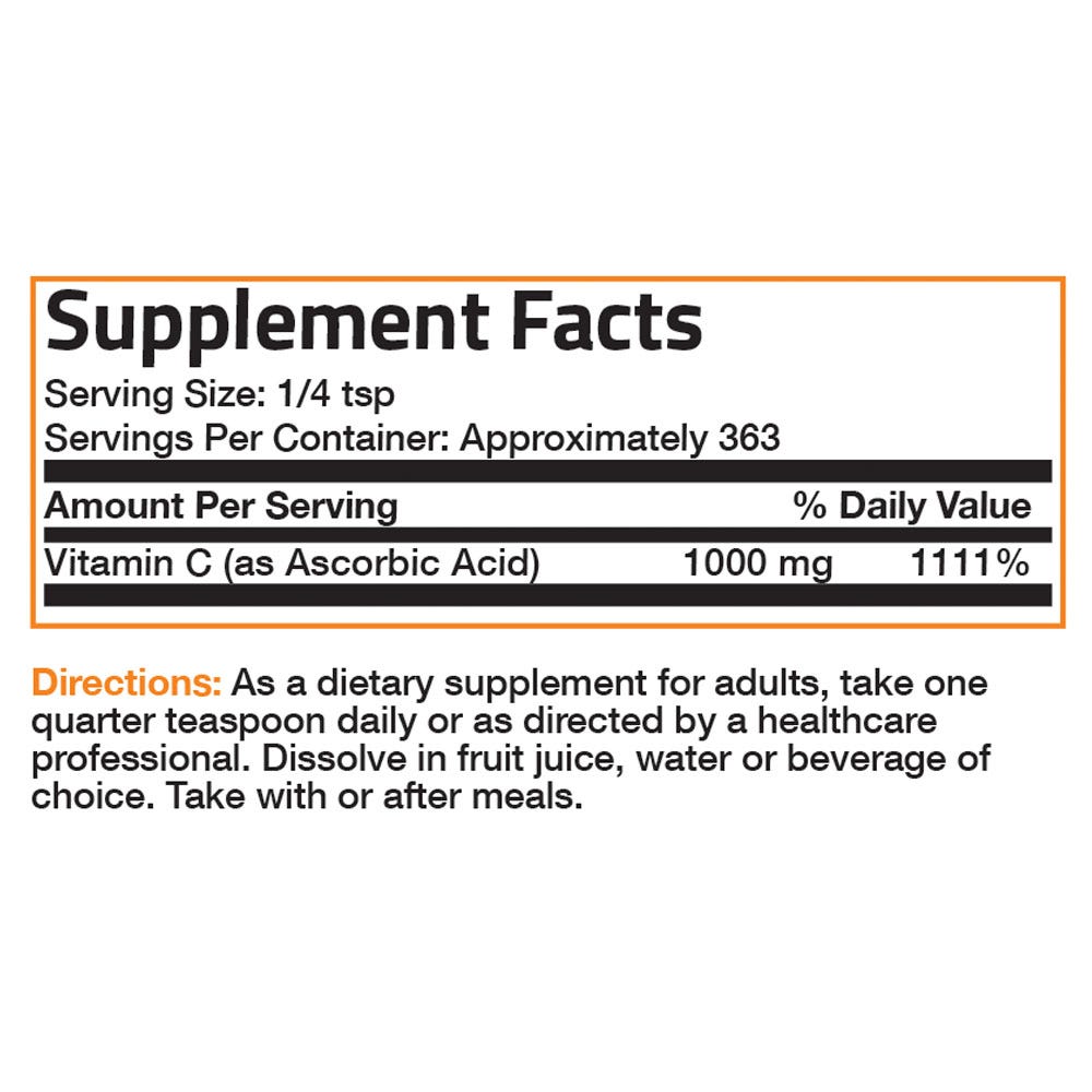 Vitamin C Pure Ascorbic Acid Crystals - 1,000 mg view 4 of 4