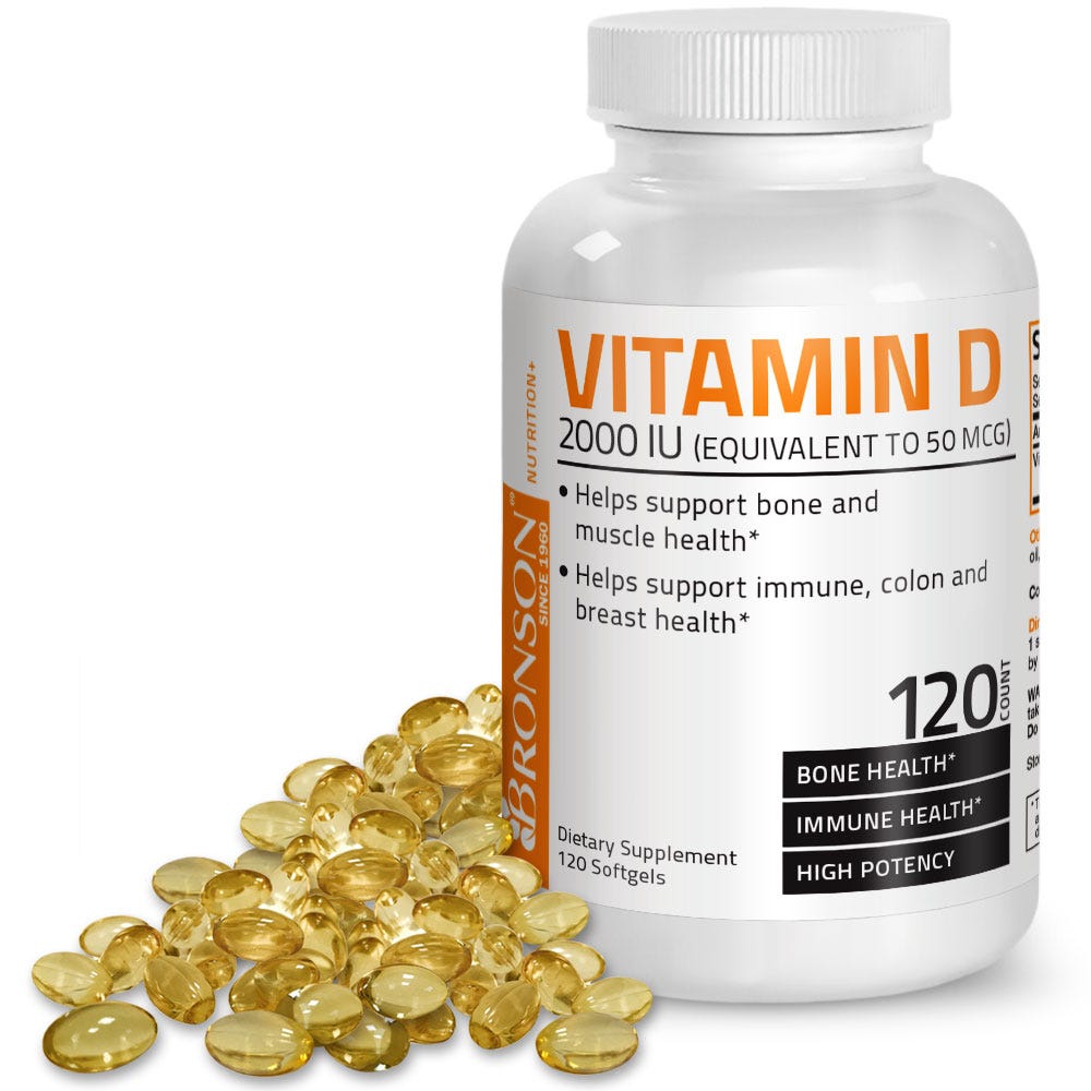 Vitamin D3 -  2,000 IU - 120 Softgels view 2 of 5