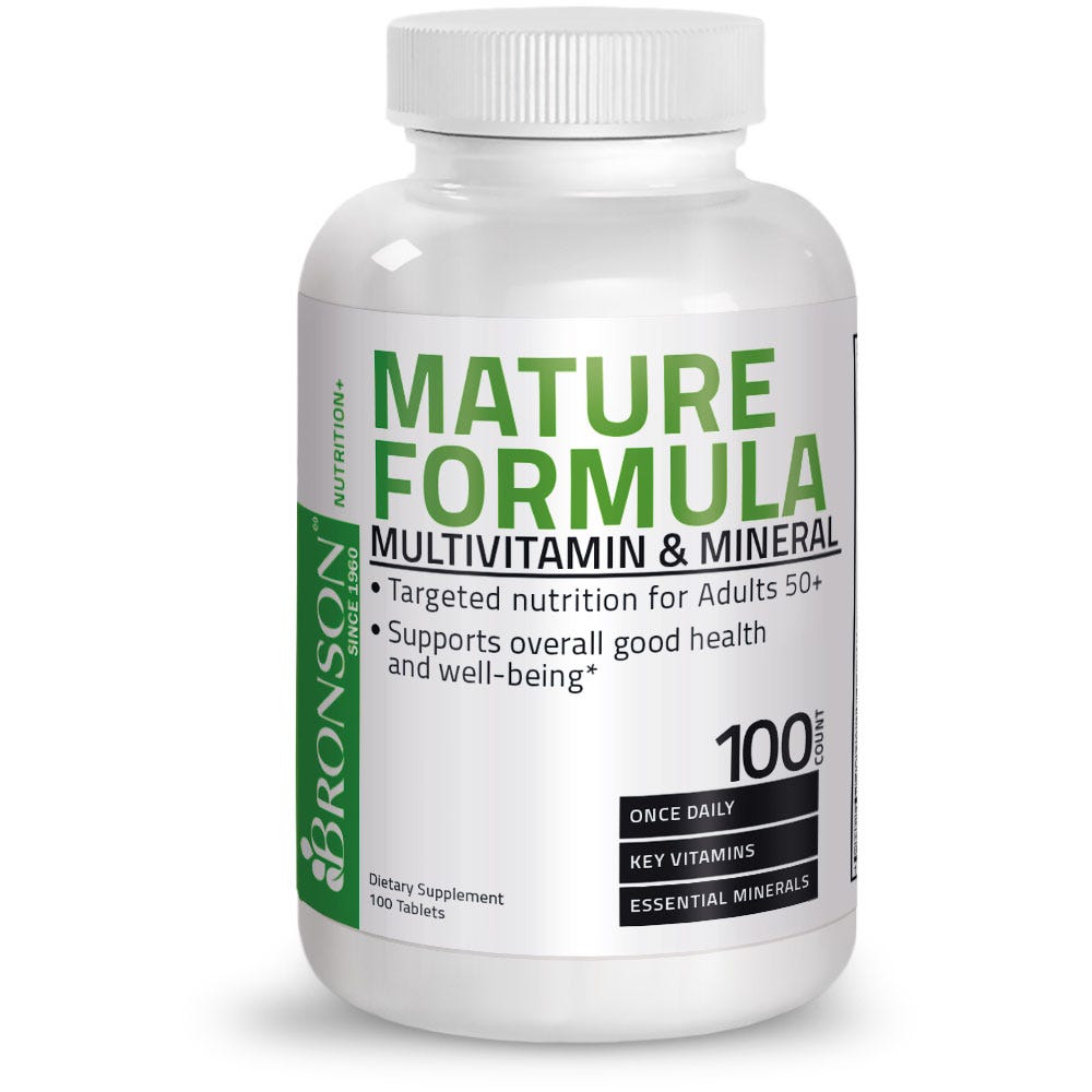 Mature Formula Once Daily Multivitamin & Mineral for Adults Over 50 view 1 of 6