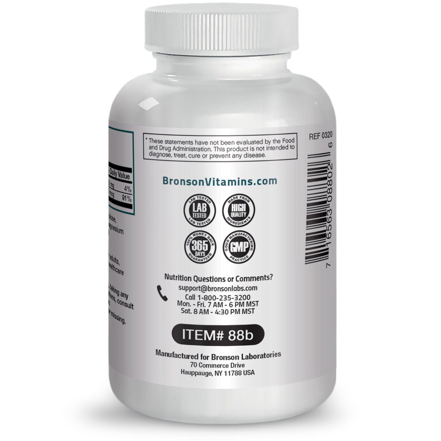 Selenium - 50 mcg - 250 Tablets