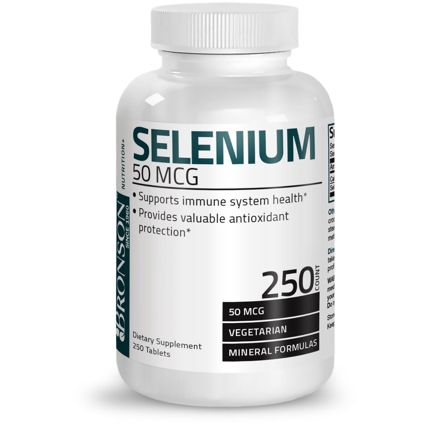 Selenium - 50 mcg - 250 Tablets