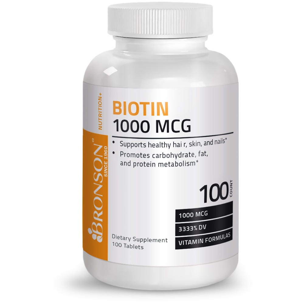 Biotin - 1,000 mcg view 3 of 6