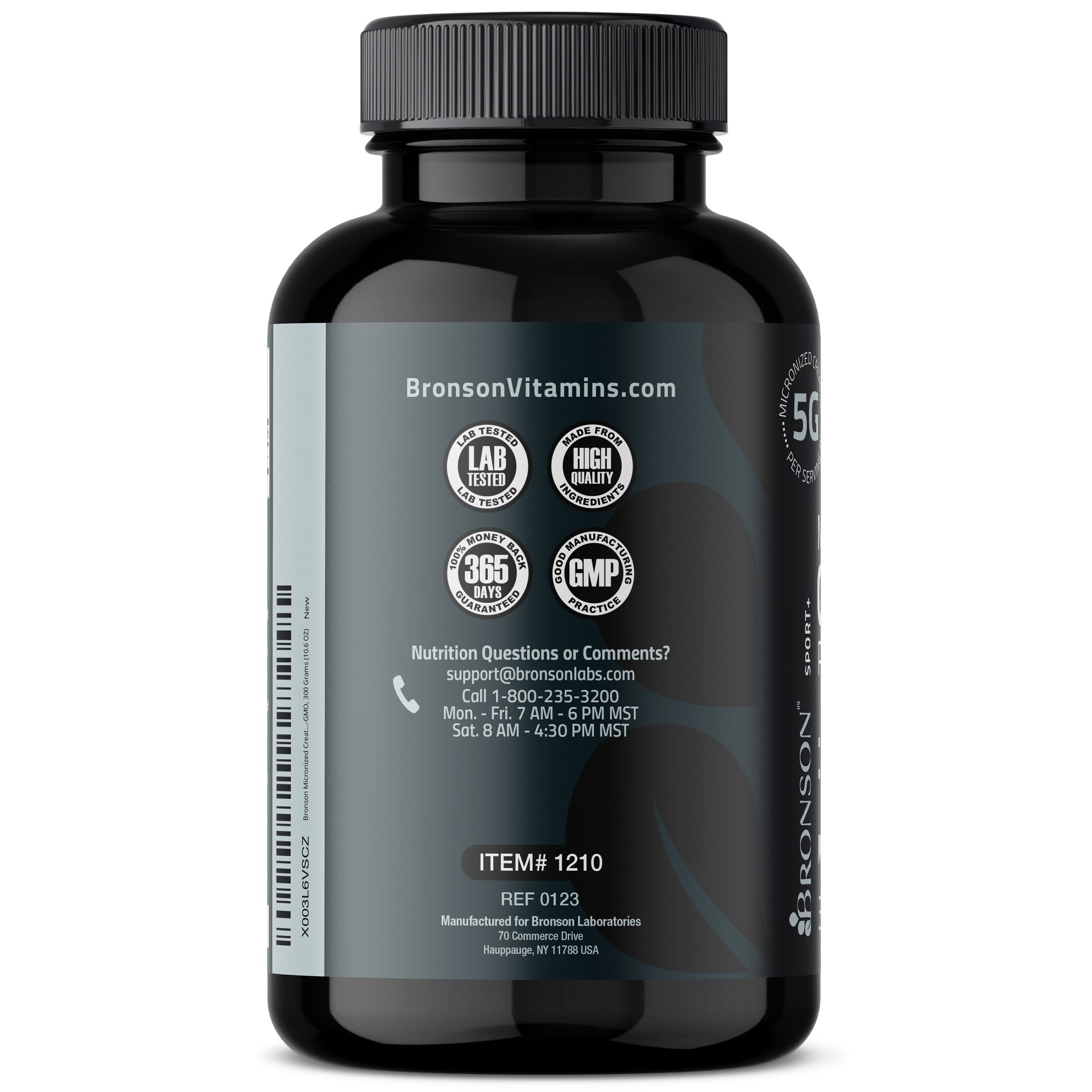 Micronized Creatine Powder Unflavored, 300 Grams (10.6 OZ) view 3 of 4