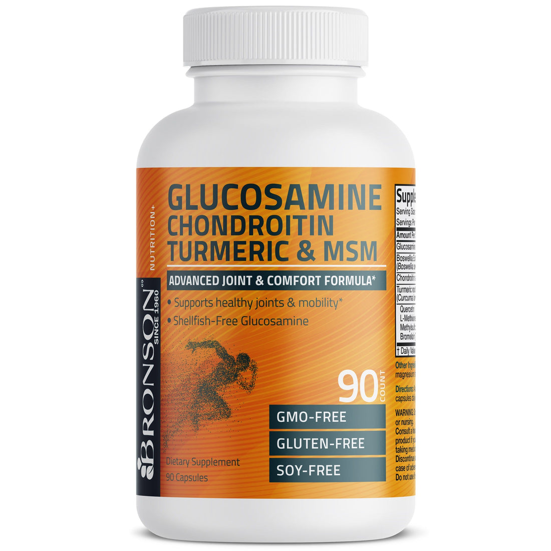 Glucosamine Chondroitin Turmeric & MSM bronsonlabs