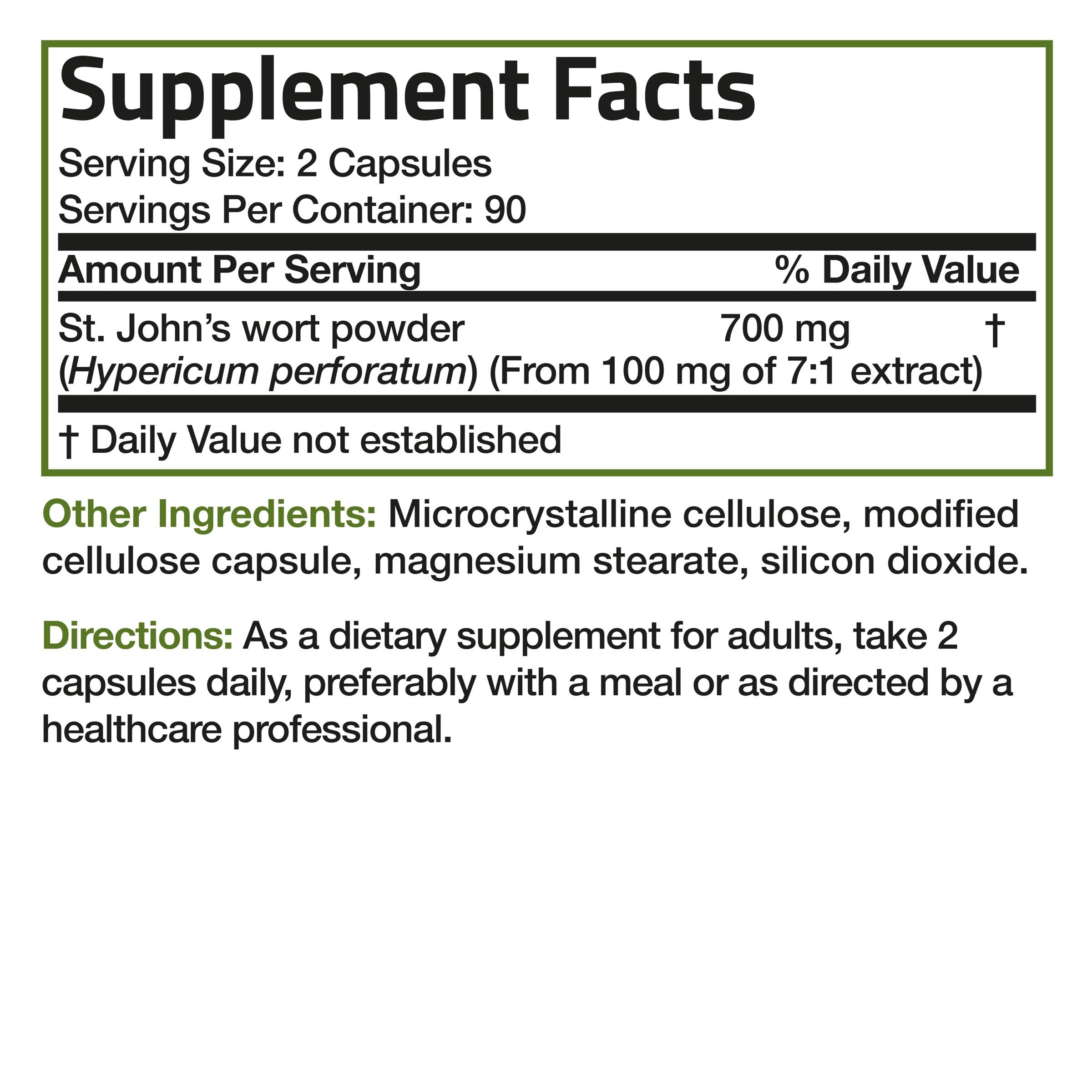 St. John's Wort 700 MG per Serving view 6 of 6