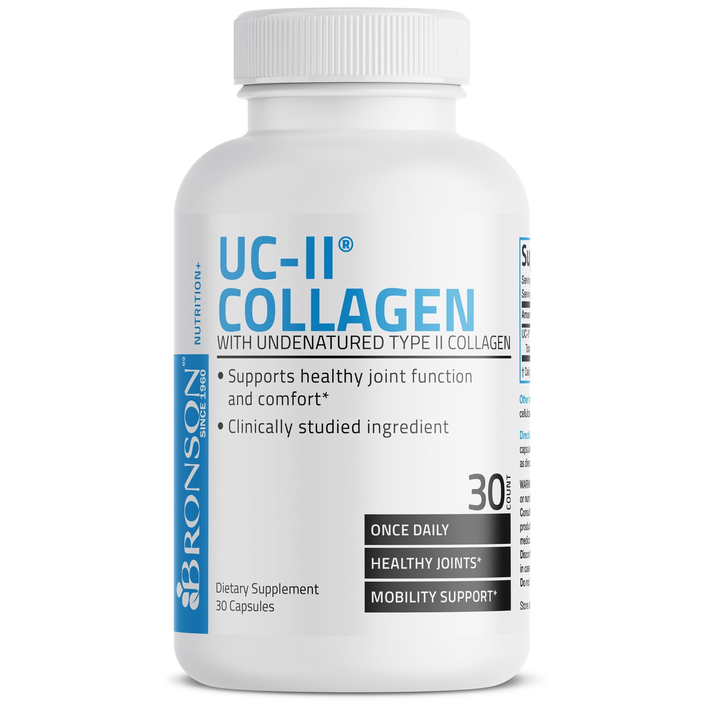 UC-II® Collagen with Undenatured Type II Collagen - 30 Capsules view 2 of 6